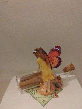 A Message of Love Fairy Figurine 03213 Butterfly Fairies Country Artists NIB 3