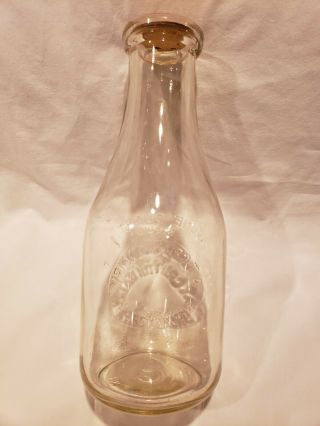 Pennsylvania Embossed Quart Milk Bottle,  A.  T.  Griffith Dairy,  Broad Top,  PA 3