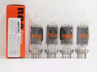 Rca 6fq7 6cg7 Matched Vintage Vacuum Tube Quad Test Nos Nib (noise)