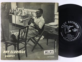 Roy Eldridge Quintet - S/t 10 " - Clef - Mg C - 150 Mono Dg Vg,