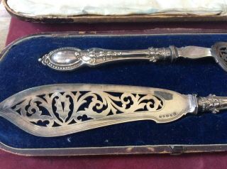 Silver Plated Victorian Server Set 2