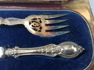 Silver Plated Victorian Server Set 3