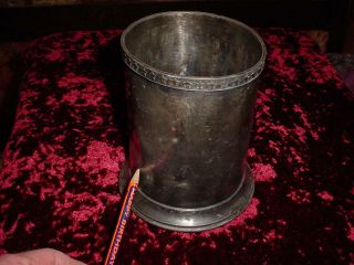 Late 1800 ' s early 1900 ' s American Soda Fountain Co.  silver plated straw holder 2