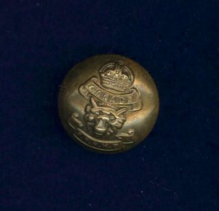 Royal North West Mounted Police/ " A " Sqn Cdn Light Horse Button - - Large