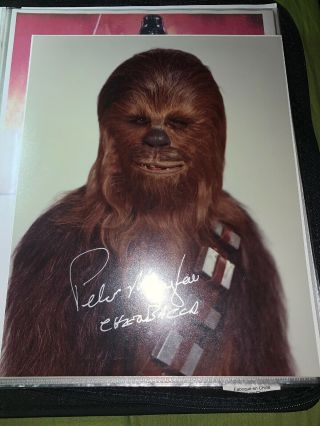 Chewbacca Peter Mayhew Autograph Signed Star Wars 11x14
