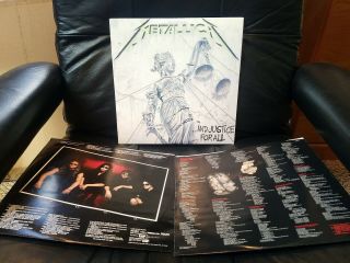 Vtg.  Metallica And Justice For All 2 Lp 1st Press 60812 - 1 Elektra Records 1988 Vg