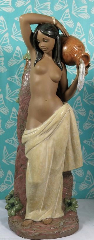 Lladro 2396 From The Spring Nude Gres Mib
