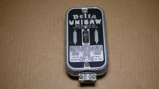 Vintage Delta Unisaw Switch And Box