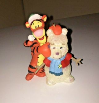 2001 Hallmark Keepsake Winnie The Pooh Tigger A Familiar Face Christmas Ornament