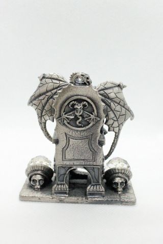 THE DRAGON KING PEWTER FIGURINE WITH CRYSTAL MYTH AND MAGIC FROM TUDOR 3