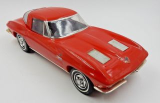Vintage Jim Beam 1963 Split Window Red Corvette Decanter Car Empty