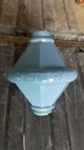 Electra Vintage Amethyst Glass Lightning Rod Ball Jewel Cone Weather Vane