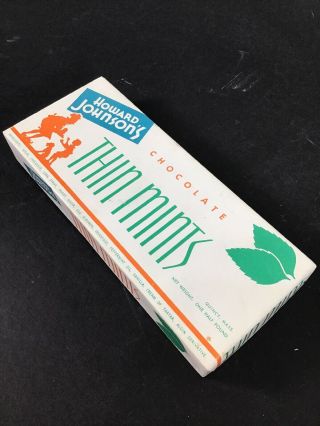 Vintage Howard Johnson’s Restaurant Chocolate Thin Mints Box