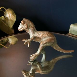 Vintage SRG T - Rex Metal Dinosaur Figure 1952 - Tyrannosaurus Raptor Large Size 3