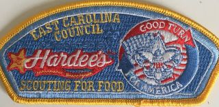Csp For East Carolina Council Scouting For Food,  Sponsored By Hardees.  2016ish