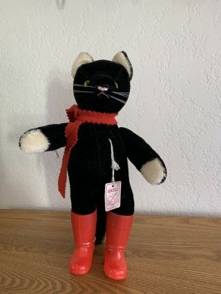 Vintage Grisly Puss In Boots 12 1/2 Inches High