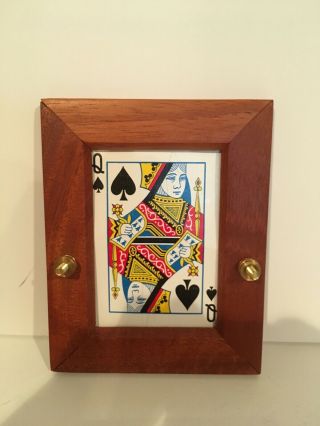 Vintage Collectible Magic Trick.  Thayer Penetrative Card Fram by Limited Edition 2