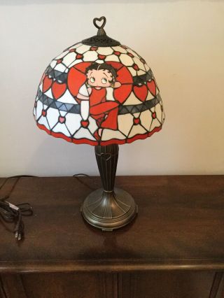 Betty Boop Tiffany Style Lamp