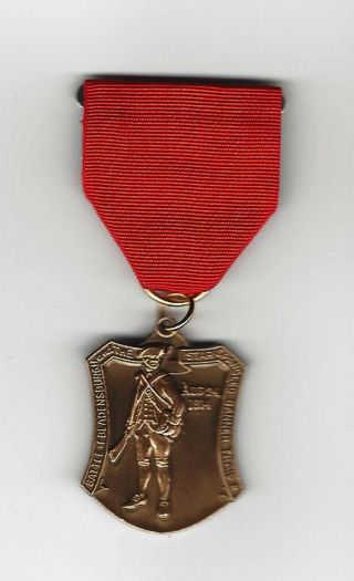 Boy Scout The Star Spangled Banner Trail Medal Solid Red Ribbon