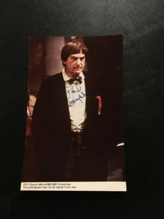 Patrick Troughton Authentic Double Autographed Picture Acquired In Person
