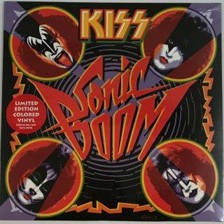 Kiss Sonic Boom Red Colored Vinyl Lp Record Limited Edition Import