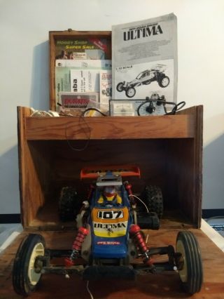 Kyosho Ultima Vintage Race Car Kit Many Parts No Box