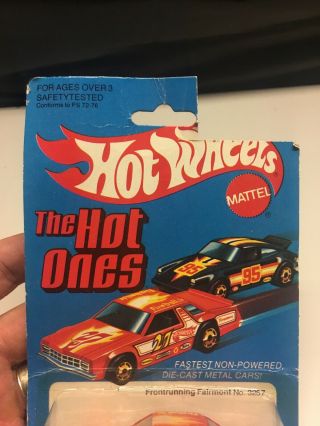 1981 Hot Wheels The Hot Ones Red Front Runnin ' Fairmont 3