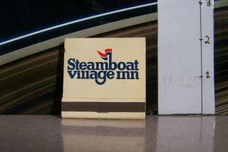 Vintage Matchbook Z3 Steamboat Springs Colorado Boat Village Year Round Resort 2
