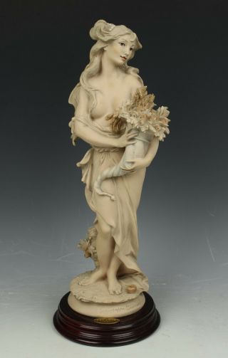 Giuseppe Armani Figurine 182t " Summer - Lady With Cornucopia " Worldwide