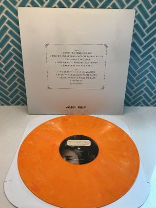BEING AS AN OCEAN How We both Wondrously Perish Orange Vinyl Record LP RARE OOP 2