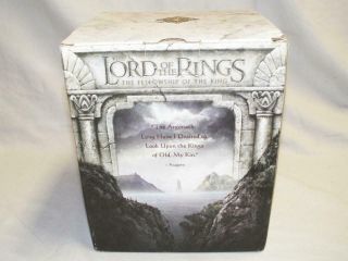 DVD Book Ends Statues Only Lord of the Rings Fellowship LOTR Collectors Gift Set 3