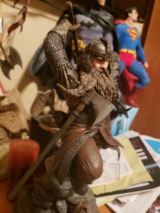 Lord Of The Rings Gimli Statue Sideshow Collectibles Please Read