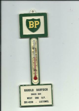 Pole Sign Thermometer,  Canadian,  B/p Gas