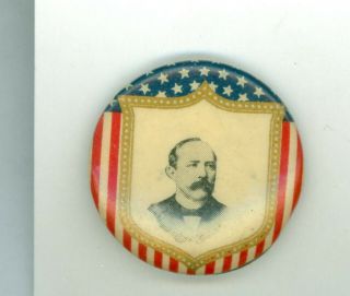 Vintage 1904 President Alton B.  Parker Political Campaign Pinback Button Rwb Sh
