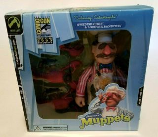 Palisades Muppets Swedish Chef & Lobster Banditos Sd Comic Con Exclusive 2003