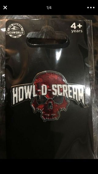 Seaworld/busch Gardens Pin Howl O Scream 2018 - On Card