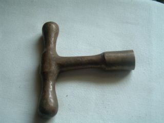 2 Vintage Antique Brass Fire Hydrant keys,  old ones Wrench keys 3