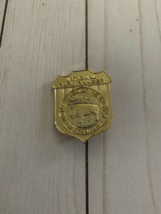 Obsolete Gold Tone National Park Ranger Badge