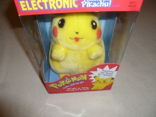 Nib Electronic Pokemon I Choose You Pikachu Plush Nintendo Talks Nisb