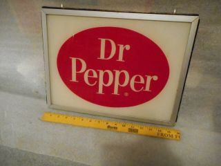 Vintage Dr Pepper Sign - Door -