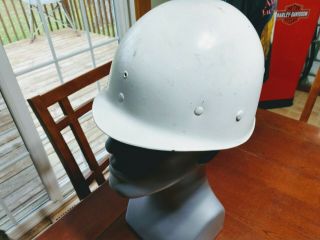 Westinghouse Wwii Ww2 Helmet Liner Painted White Medic Parade American Legion ?