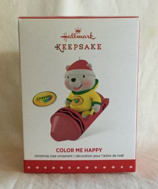 Hallmark Keepsake Christmas Ornament 2015 - Crayola Color Me Happy