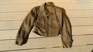 Ww2 Us Army Military Dress Uniform Top Jacket Blouse Ike Size 34r