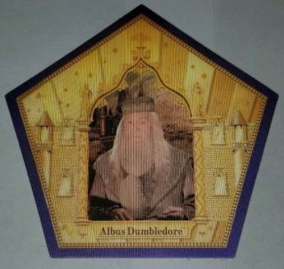 Universal Studios Gold Albus Dumbledore Chocolate Frog Card Limited Edition Rare