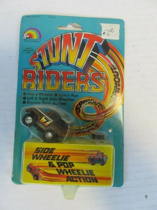 Stunt Riders - Vintage Pop Wheelie Spinout Jeep Renegade - Ljn -