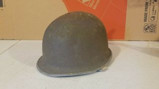 World War 2 Wwii United States Trooper Helmet With Cap