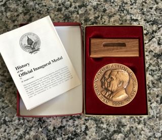 Official 2005 Inaugural Medal - Second Inauguration - George W Bush - Solid Bronze