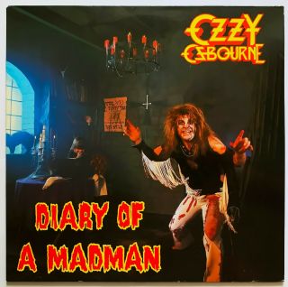 Near 1981 Ozzy Osbourne Diary Of A Madman Holland Vinyl Lp Sabbath