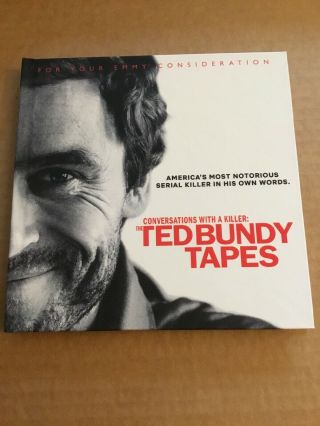 Ted Bundy Tapes Documentary Netflix Emmy Fyc 2 Dvd Set Serial Killer - 4 Epiosdes