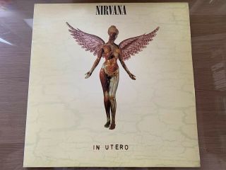 Nirvana - In Utero 1993 Korea Lp Vinyl With Insert